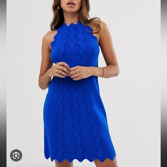 NWT Ted Baker London Rianori Knit Swing Dress Ted Size 4/ US 12 - Picture 1 of 16
